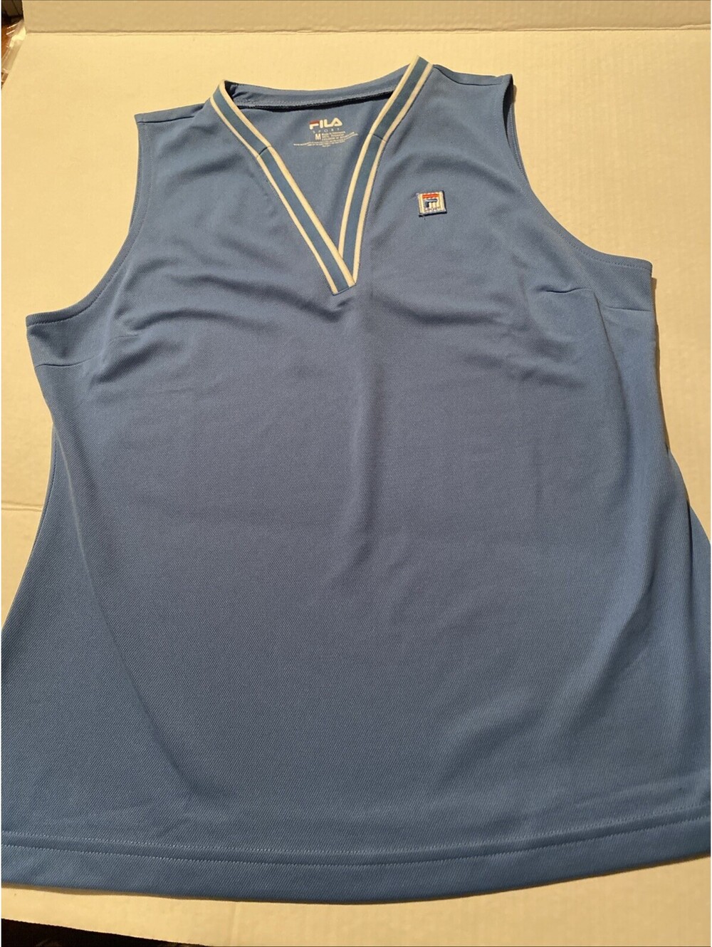 ⛳️ Sporty & Chic Sleeveless Golf Top in Light Blue – Women's Medium